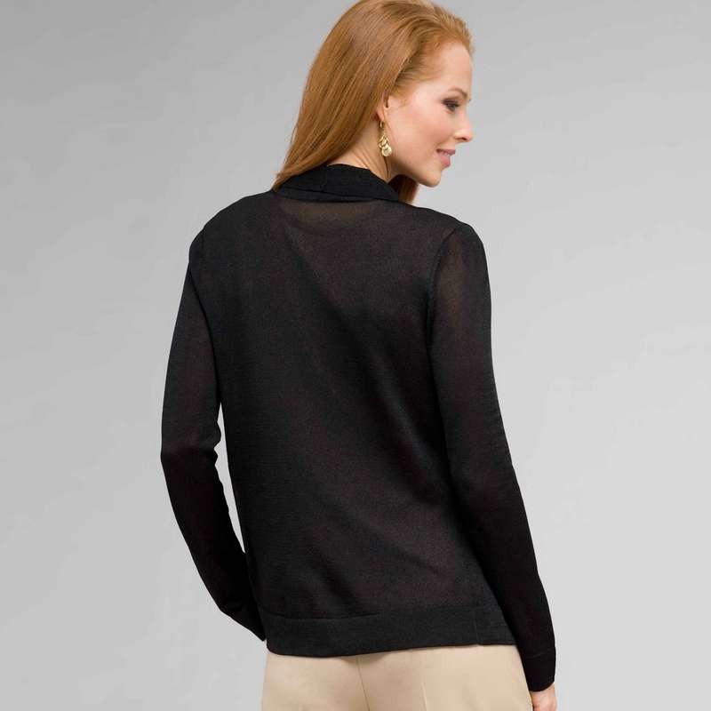 ラッフルフロントカーディガン, , large image number 1